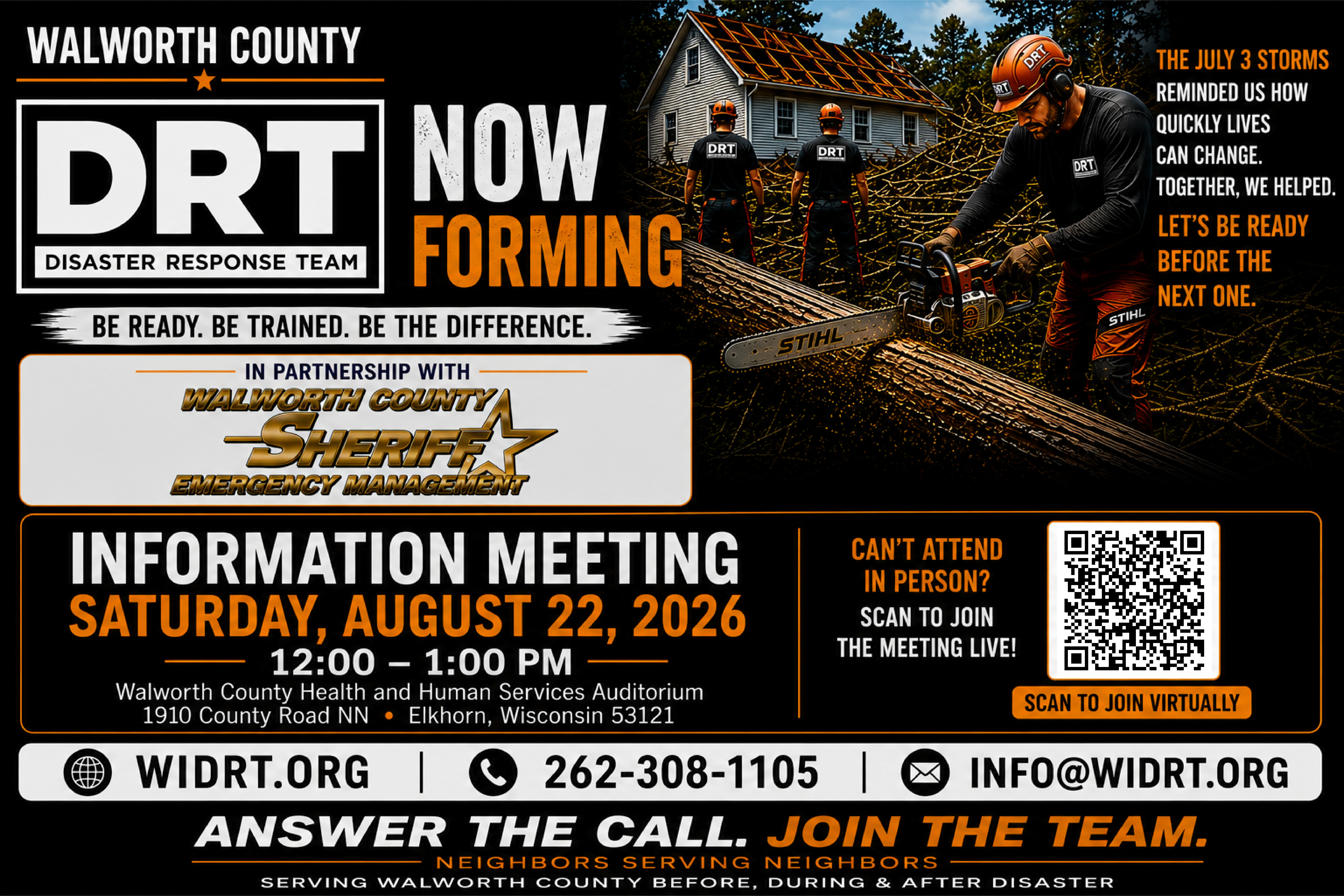 Disaster Response Team Flyer